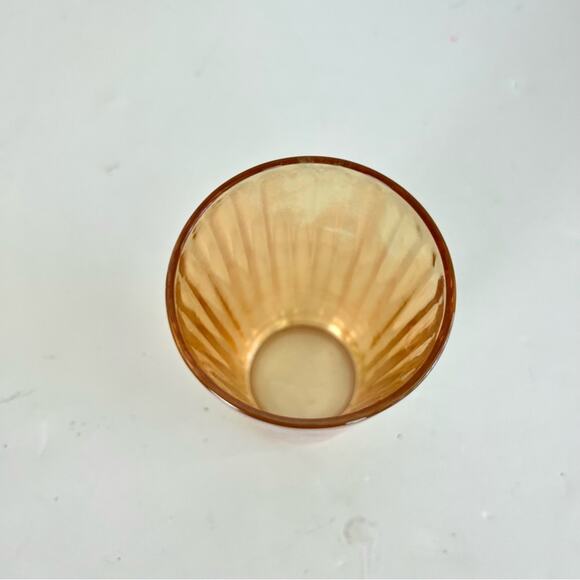 Vintage Mid-Century Peach Lusterware Drinking
Lemonade Glass x1 ONE - Picture 3 of 8